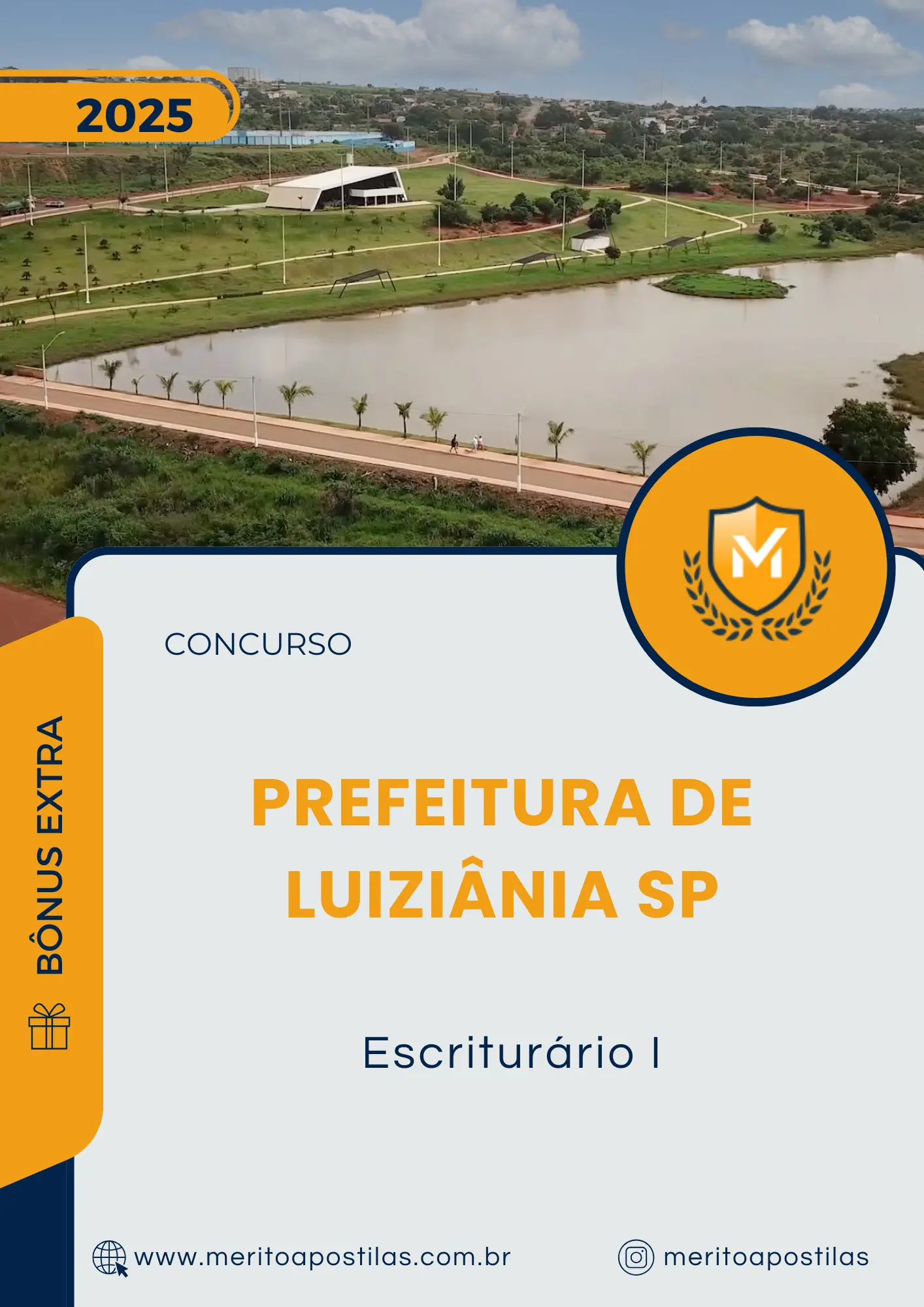 Apostila Escriturário I Prefeitura de Luiziânia SP 2025