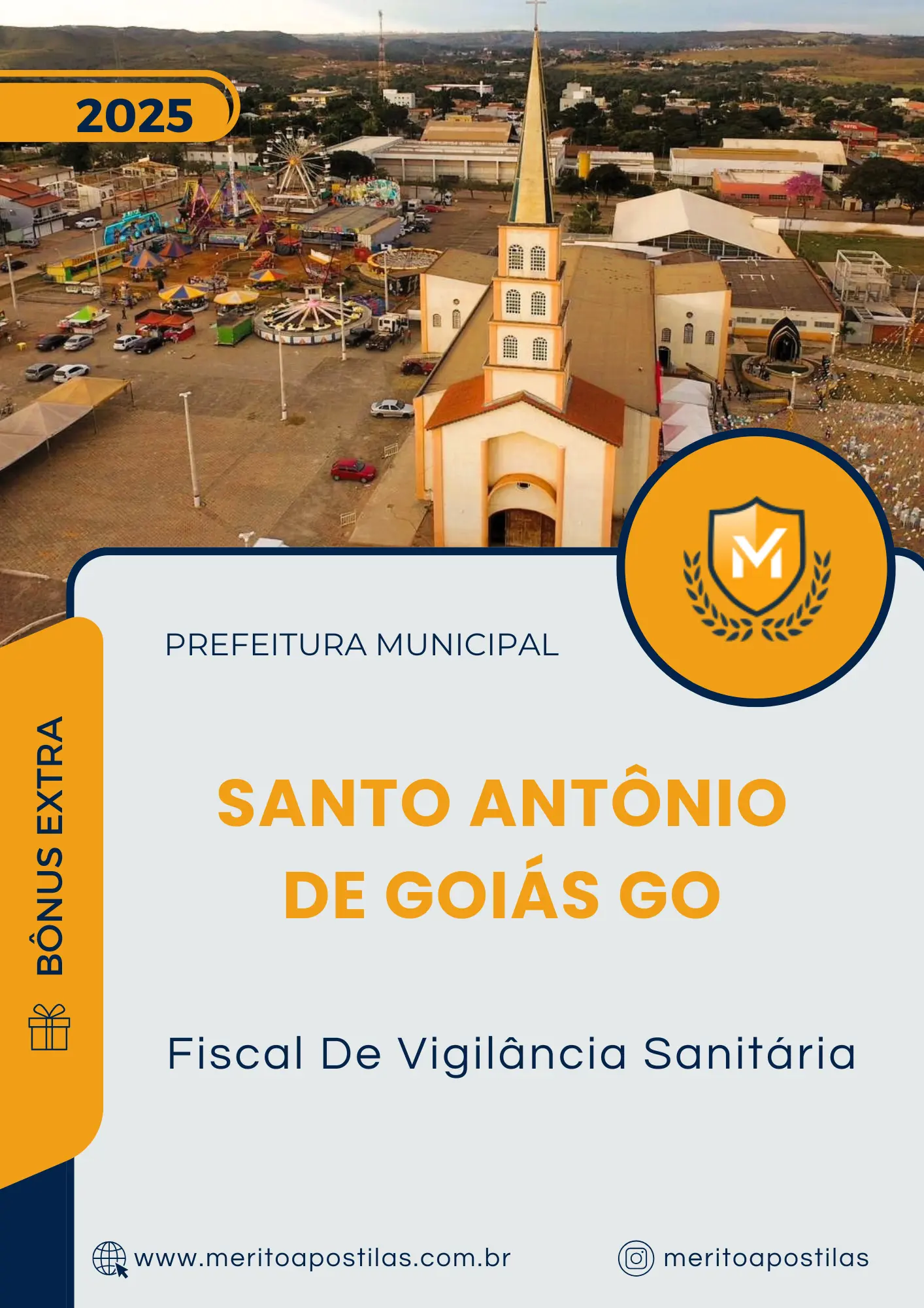 Apostila Fiscal De Vigilância Sanitária Prefeitura de Santo Antônio de Goiás GO 2025