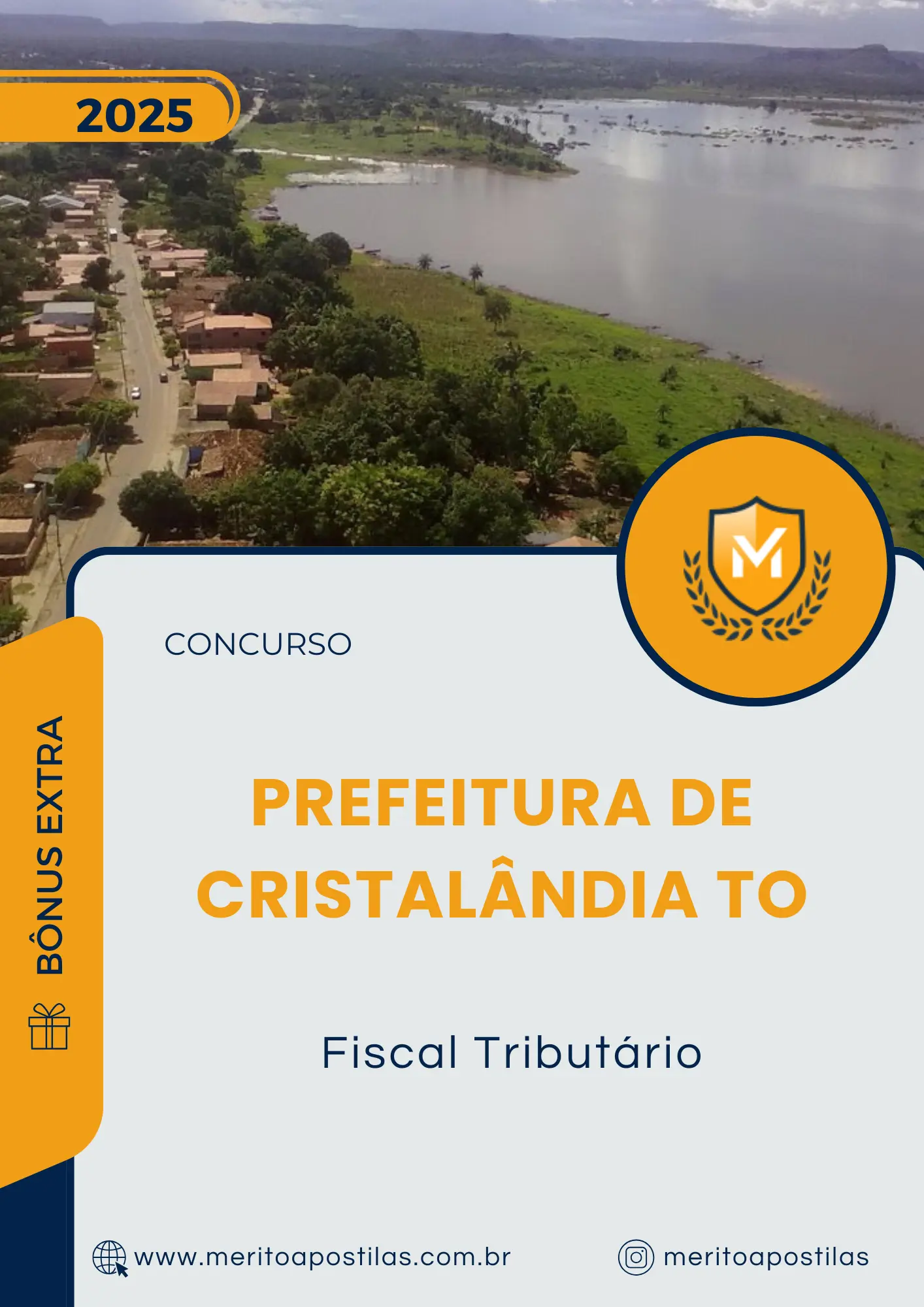 Apostila Fiscal Tributário Prefeitura de Cristalândia TO 2025