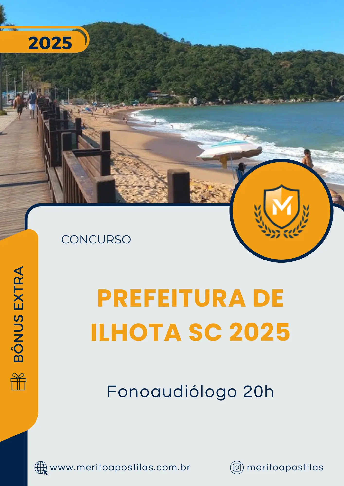 Apostila Fonoaudiólogo 20h Prefeitura de Ilhota SC 2025