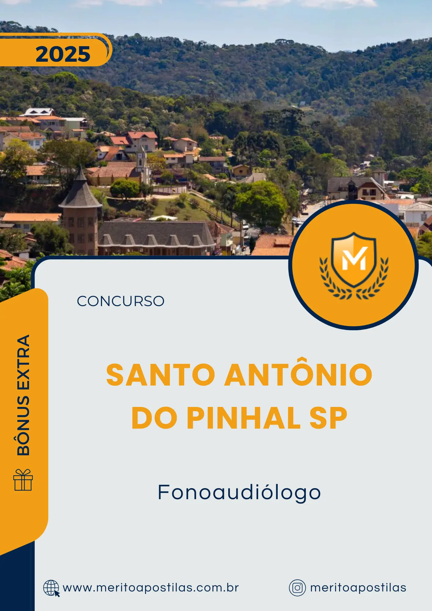 Apostila Fonoaudiólogo Concurso de Santo Antônio do Pinhal SP 2025