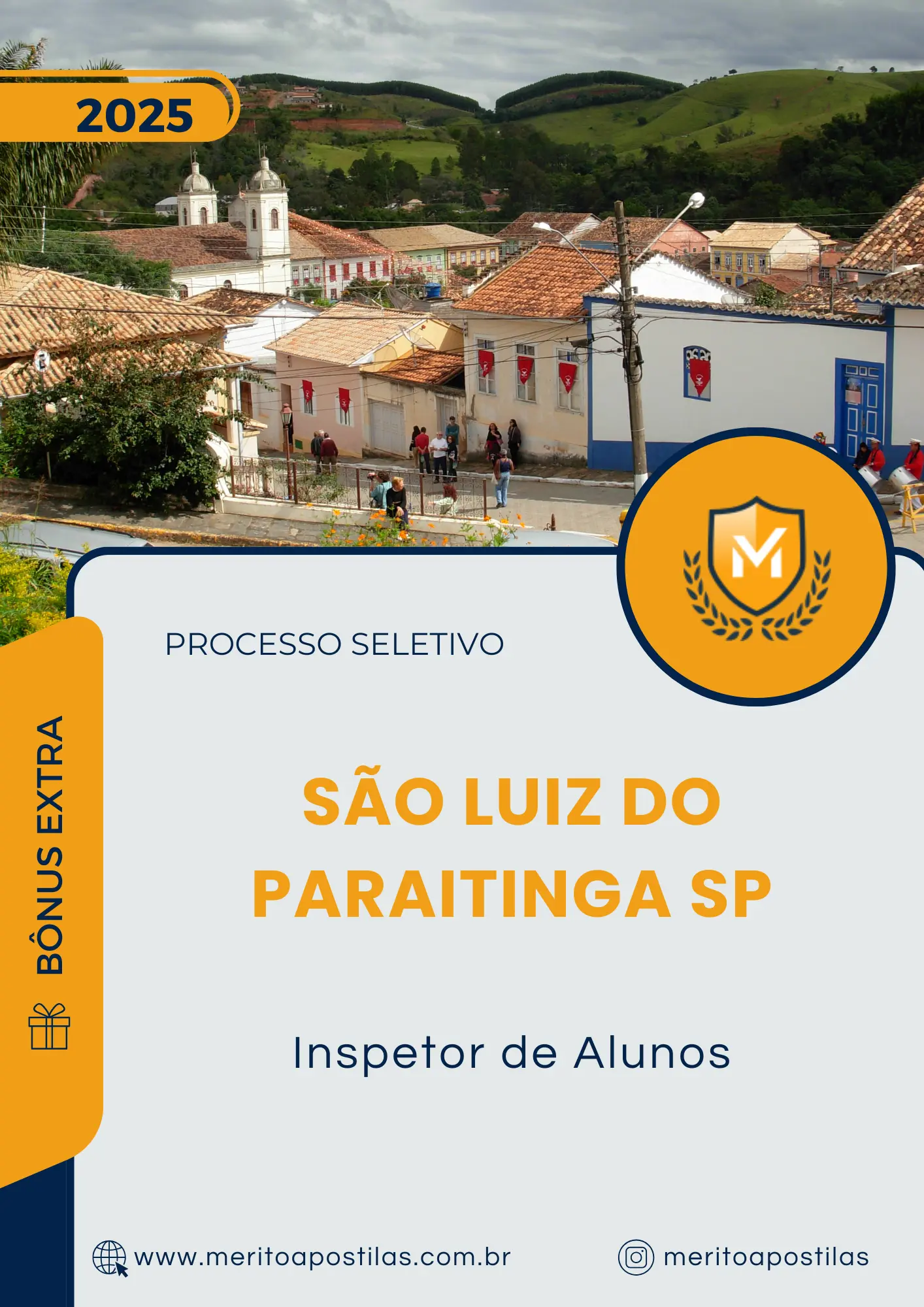 Apostila Inspetor de Alunos Processo Seletivo de São Luiz do Paraitinga SP 2025