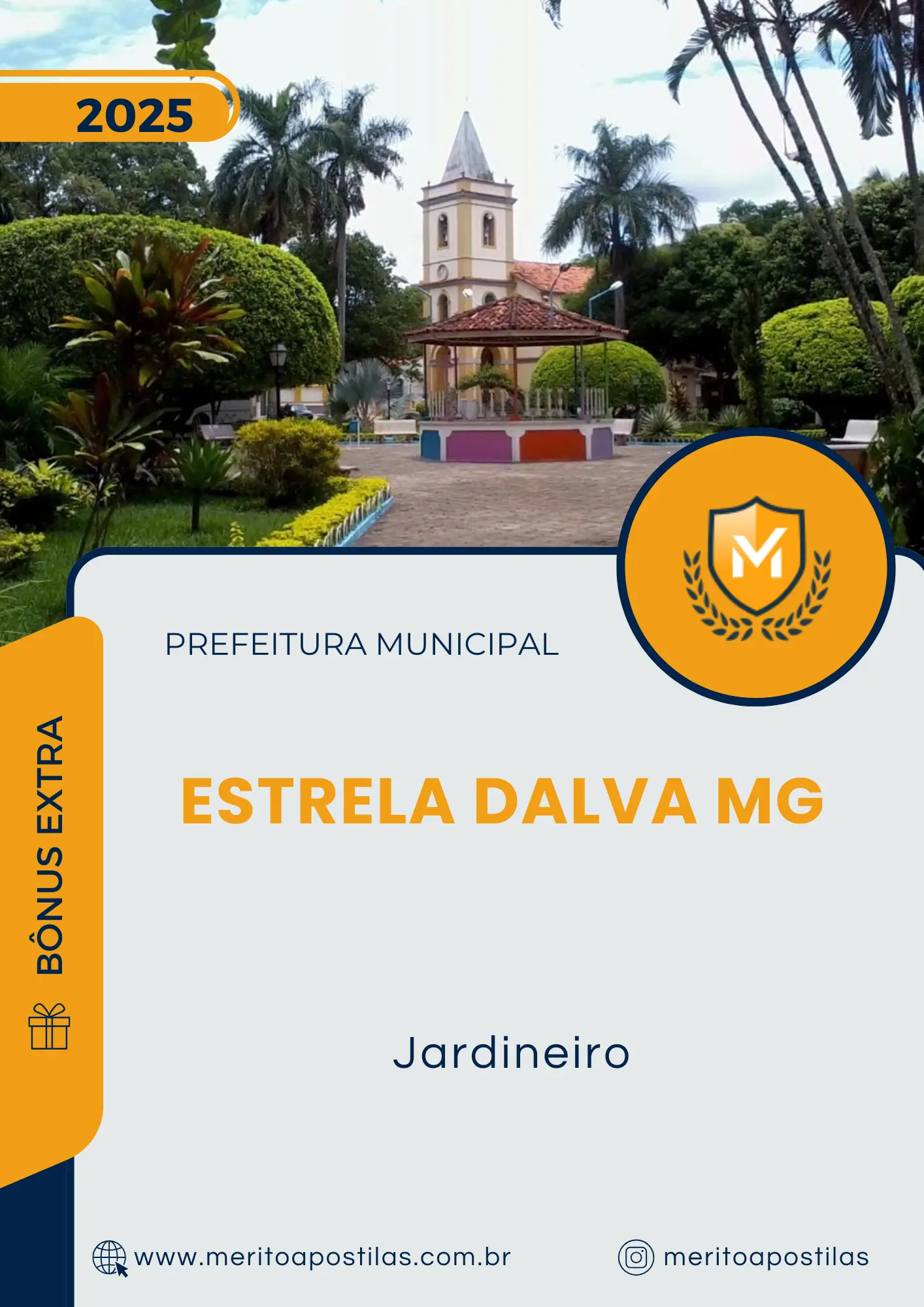 Apostila Jardineiro Prefeitura de Estrela Dalva MG 2025