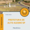 Apostila Mecânico Prefeitura de Alto Alegre SP 2025
