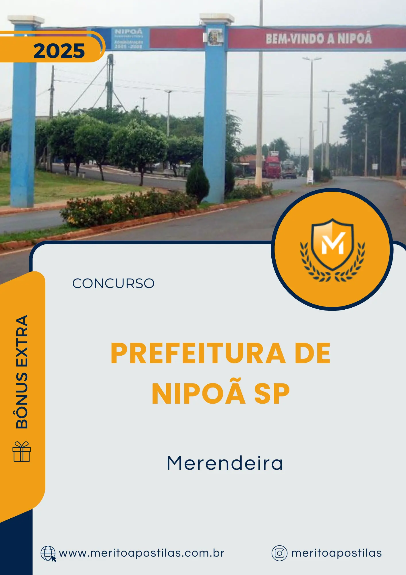 Apostila Merendeira Concurso Prefeitura de Nipoã SP 2025