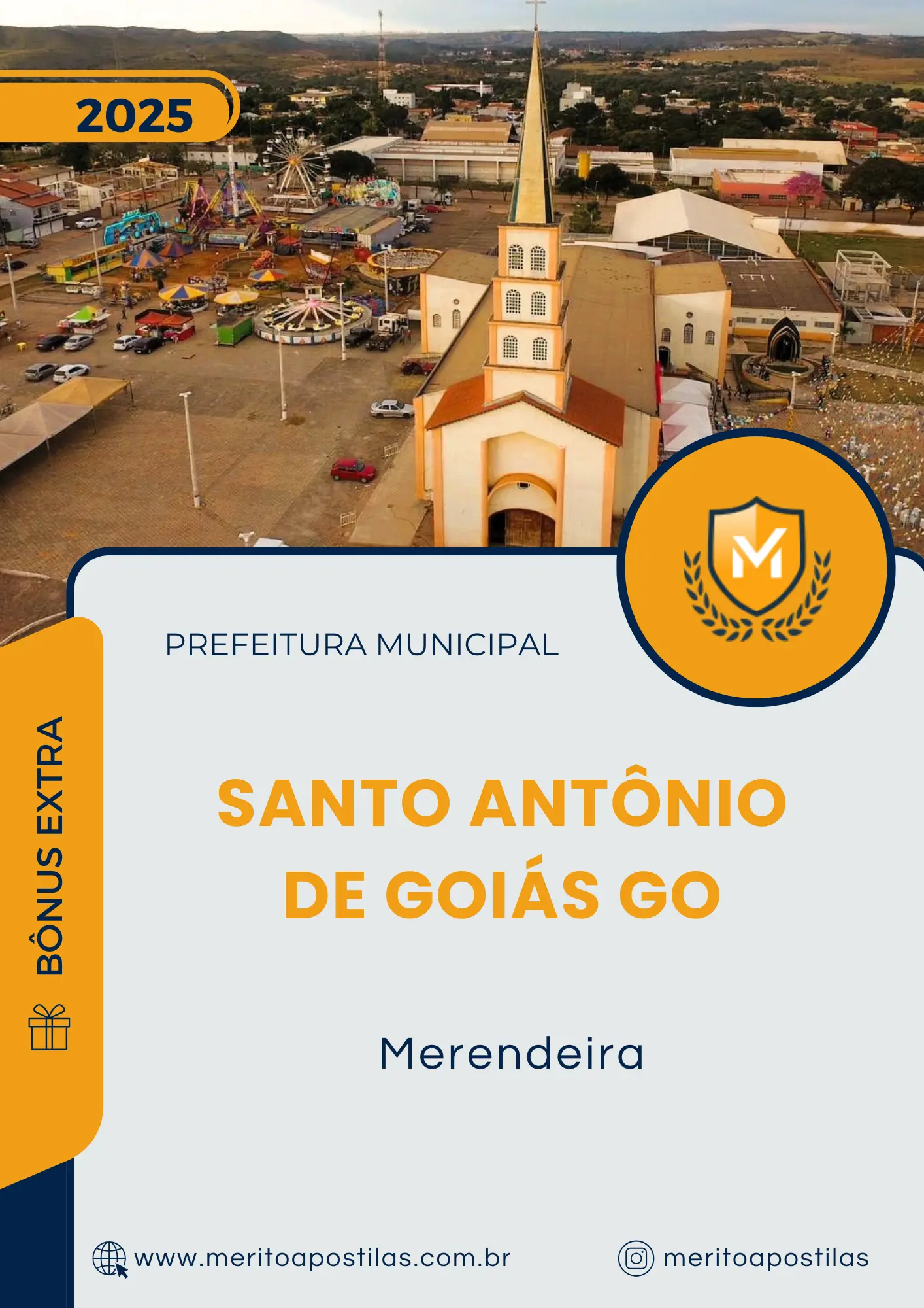 Apostila Merendeira Prefeitura de Santo Antônio de Goiás GO 2025