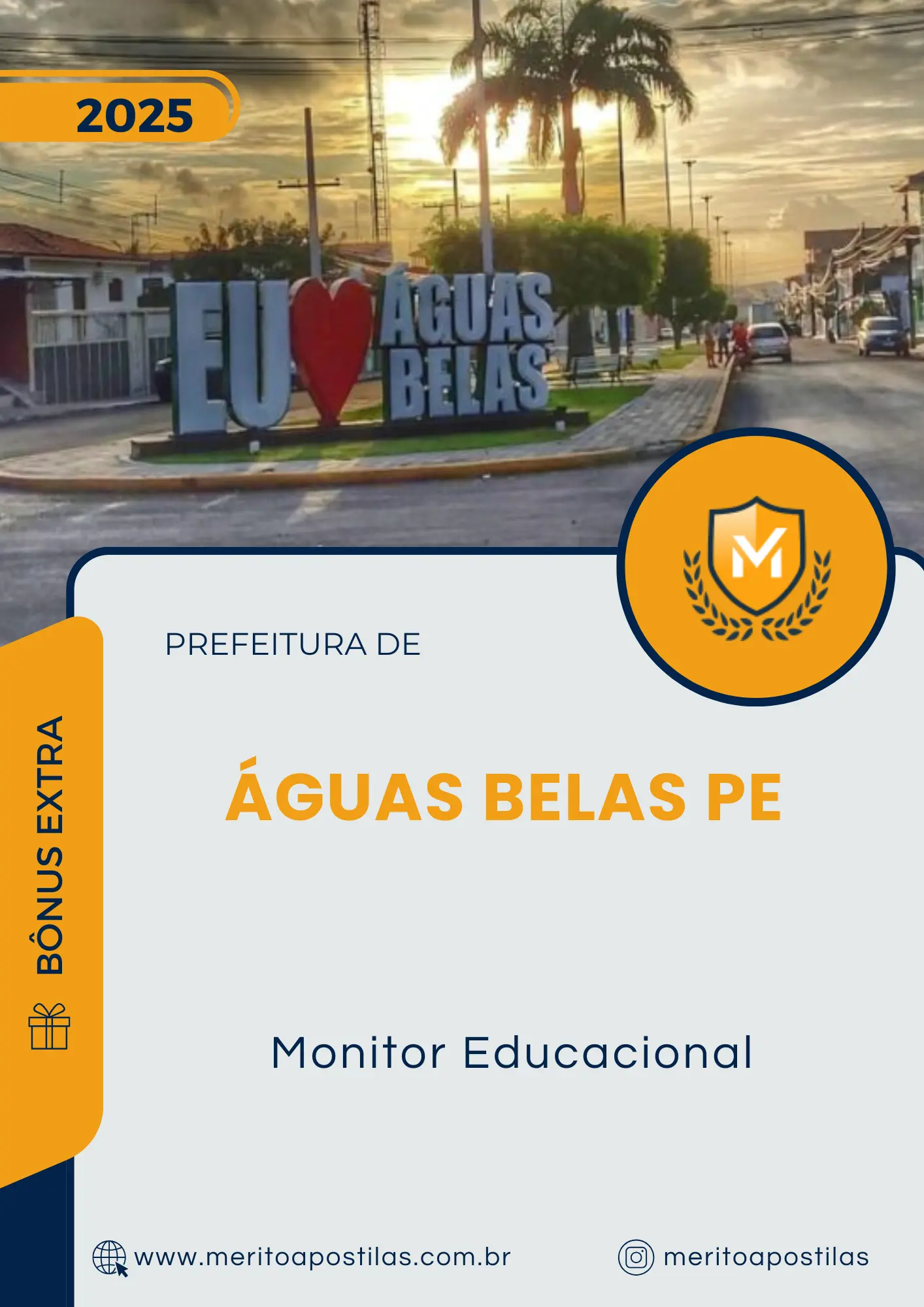 Apostila Monitor Educacional Prefeitura de Águas Belas PE 2025