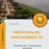 Apostila Monitor de Transporte Escolar Prefeitura de Cristalândia TO 2025