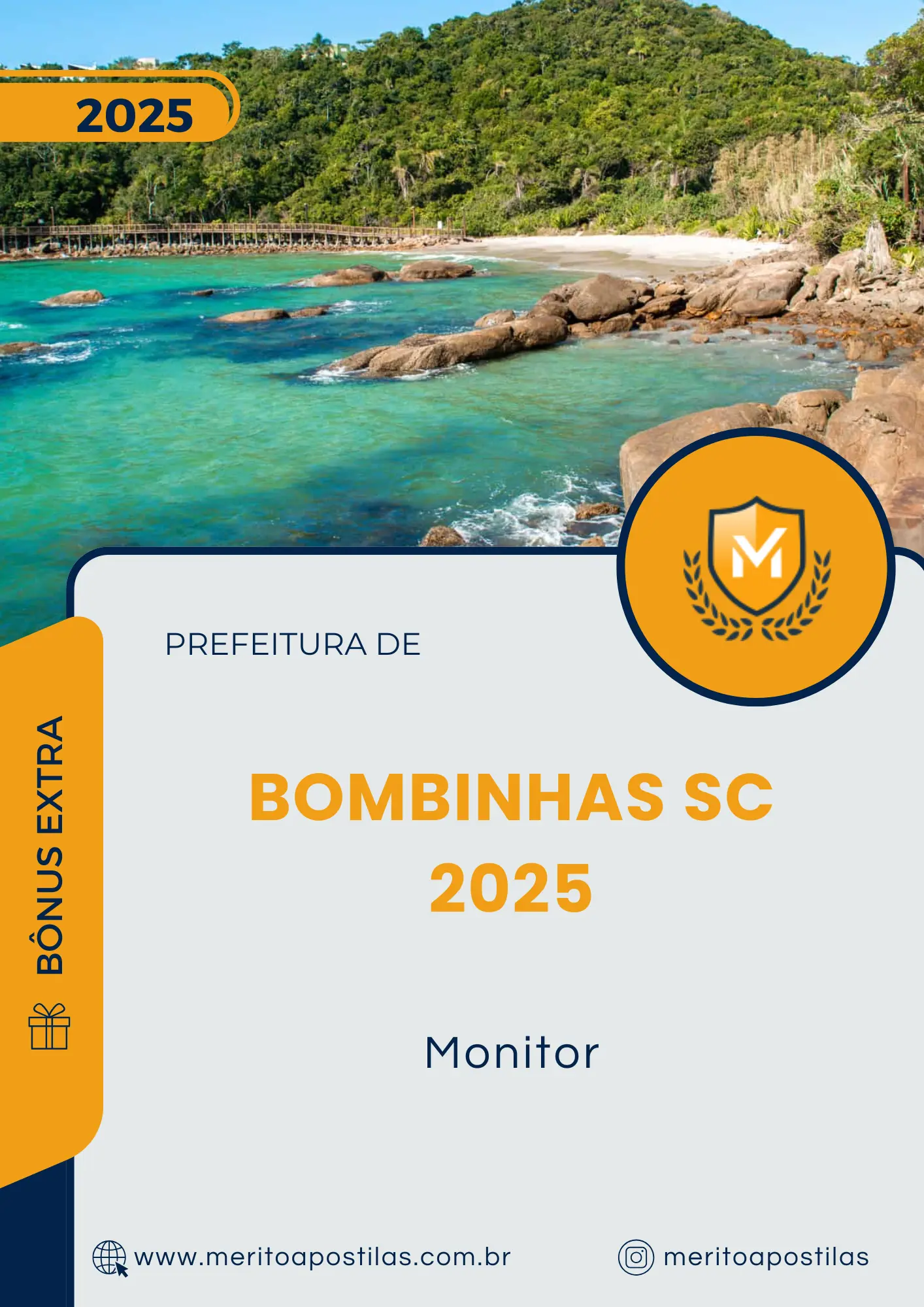 Apostila Monitor Prefeitura de Bombinhas SC 2025