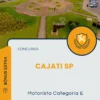 Apostila Motorista Categoria E Concurso Cajati SP 2025