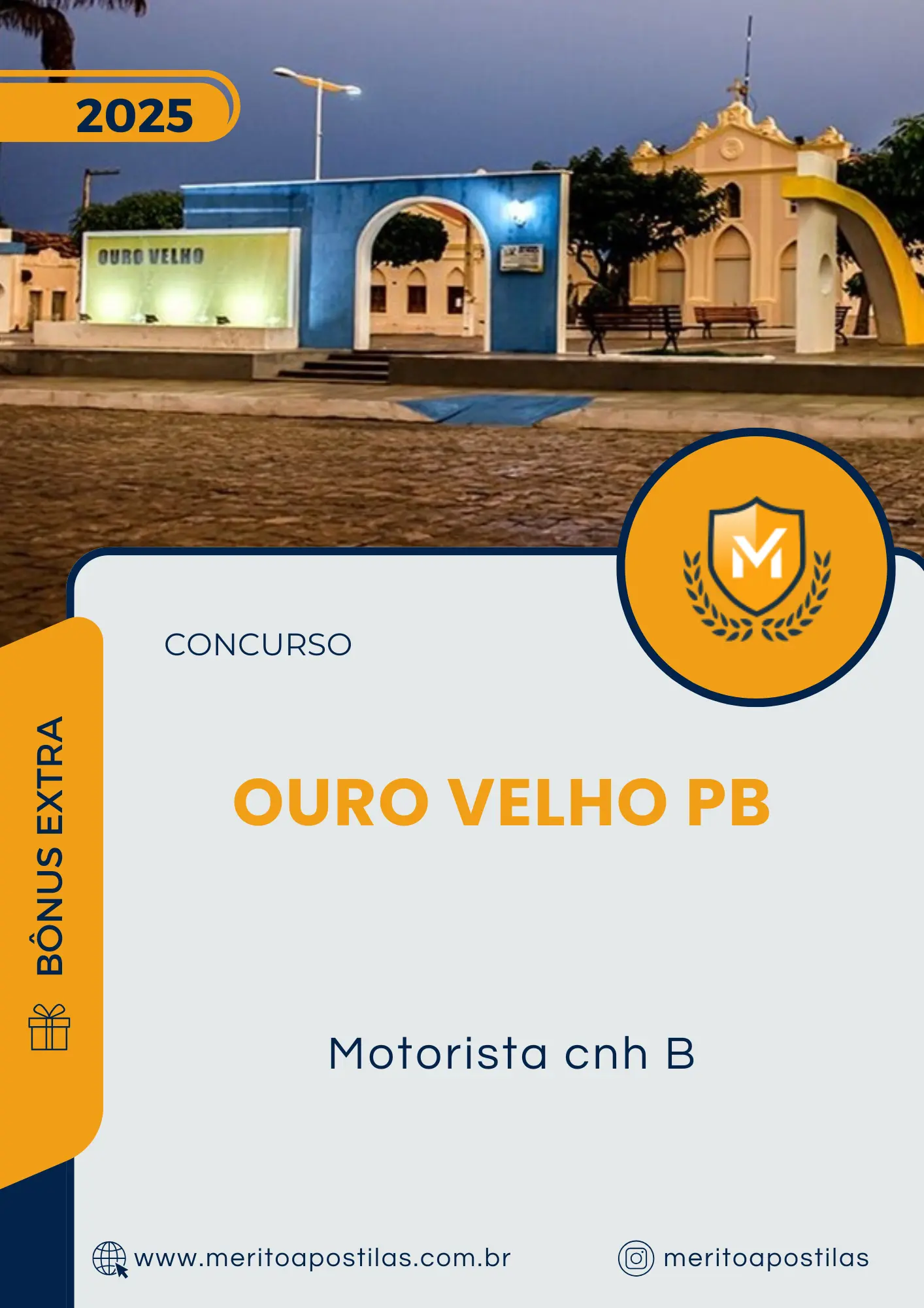 Apostila Motorista cnh B Concurso Ouro Velho PB 2025