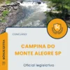 Apostila Oficial legislativo Câmara de Campina do Monte Alegre SP 2025