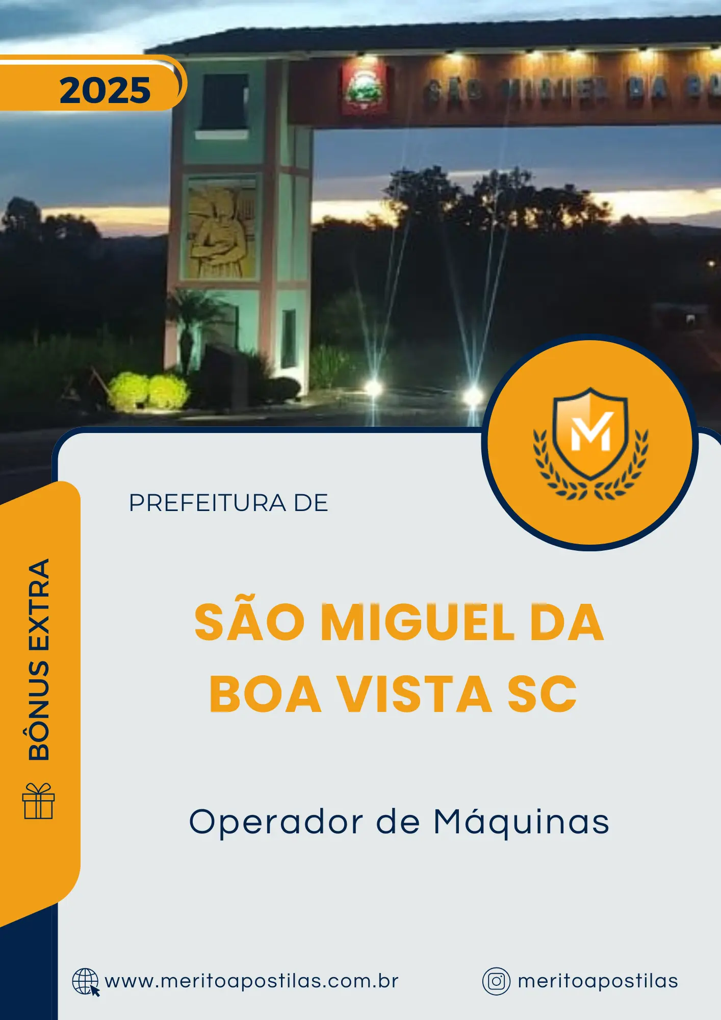 Apostila Operador de Máquinas Prefeitura de São Miguel da Boa Vista SC 2025