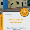 Apostila Operadores de Máquinas Pesadas Prefeitura de Luciara MT 2025