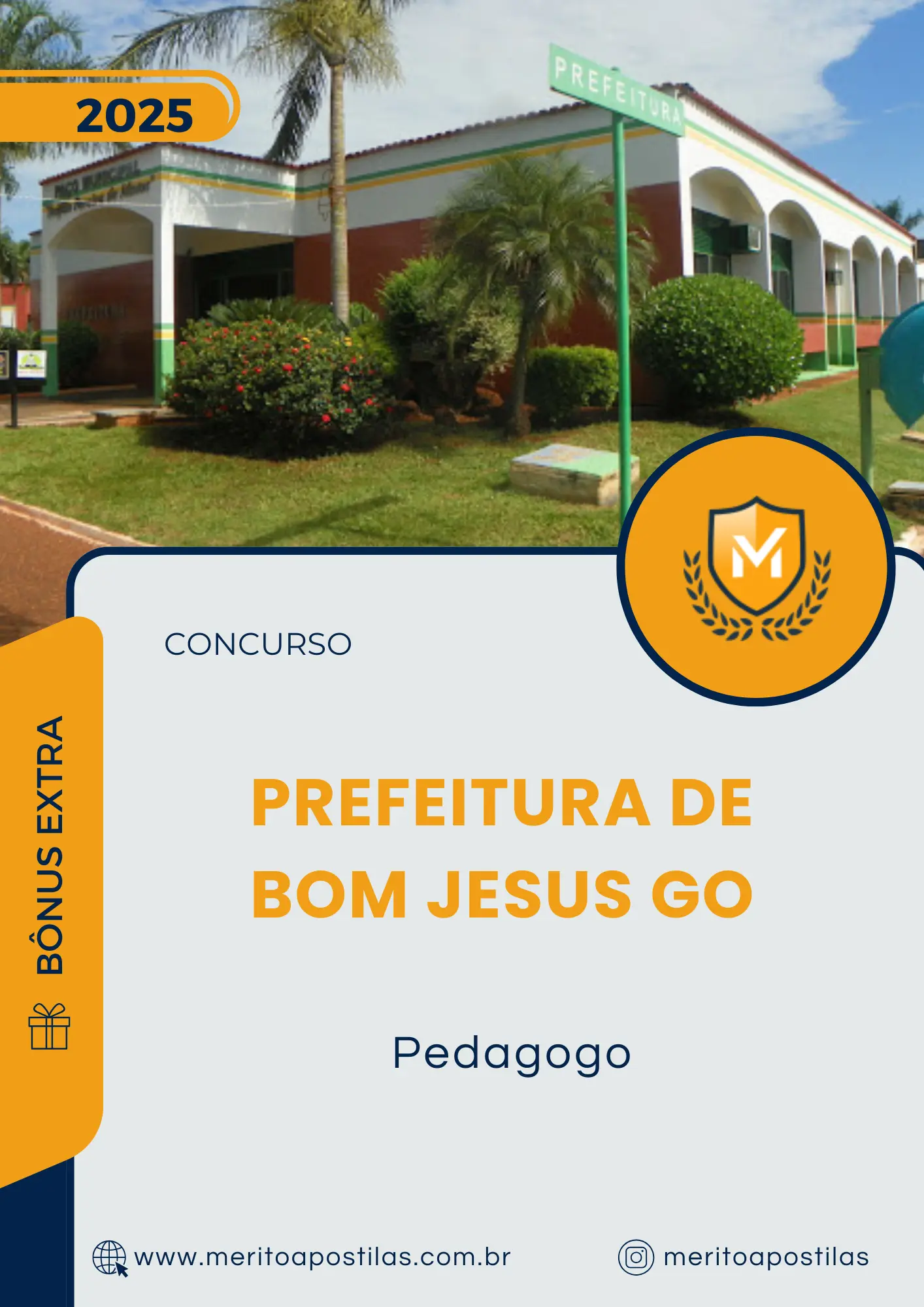 Apostila Pedagogo Prefeitura de Bom Jesus GO 2025
