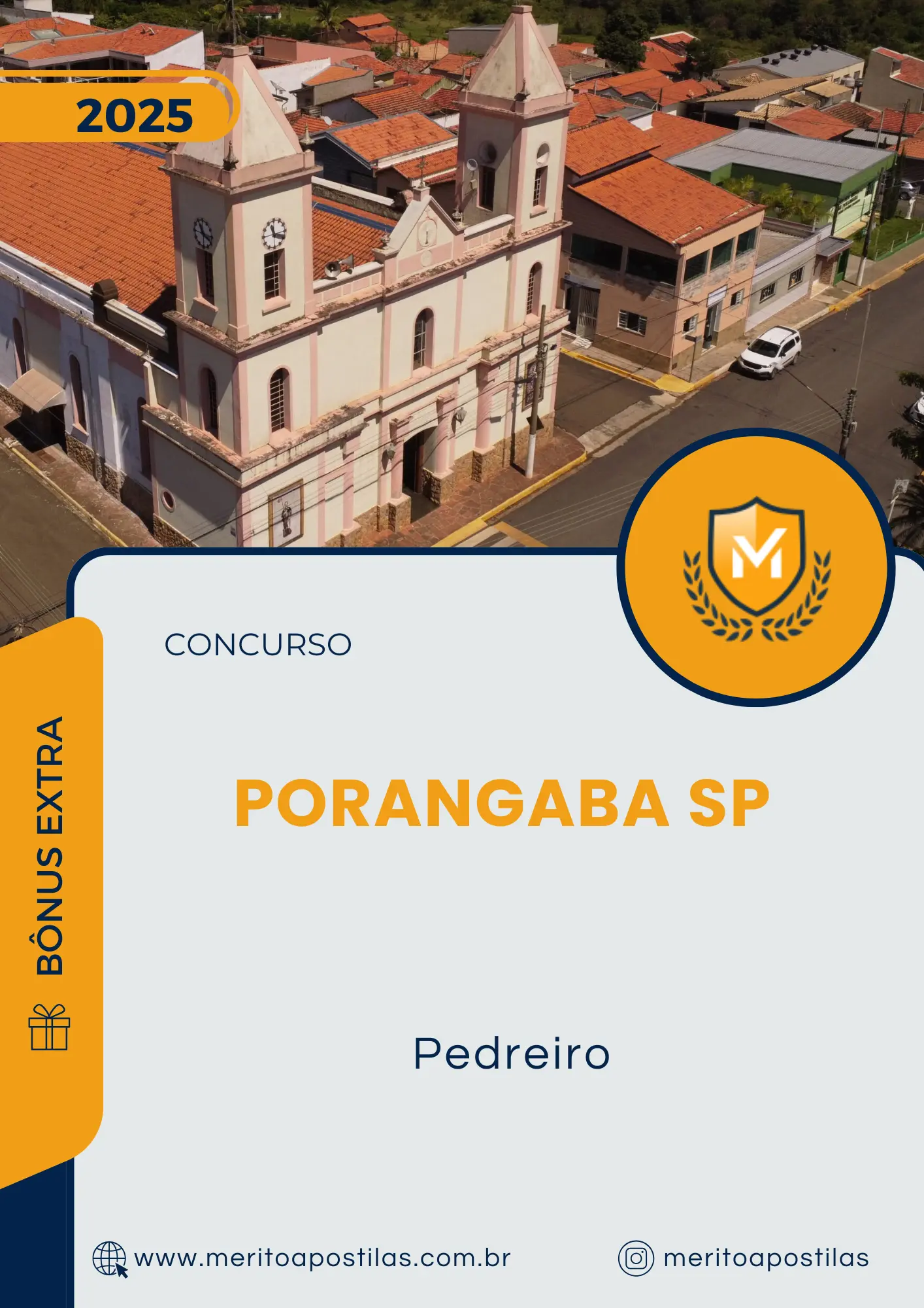 Apostila Pedreiro Concurso Porangaba SP 2025