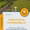 Apostila Professor Adjunto de Educação Básica II História Prefeitura de Potirendaba SP 2025