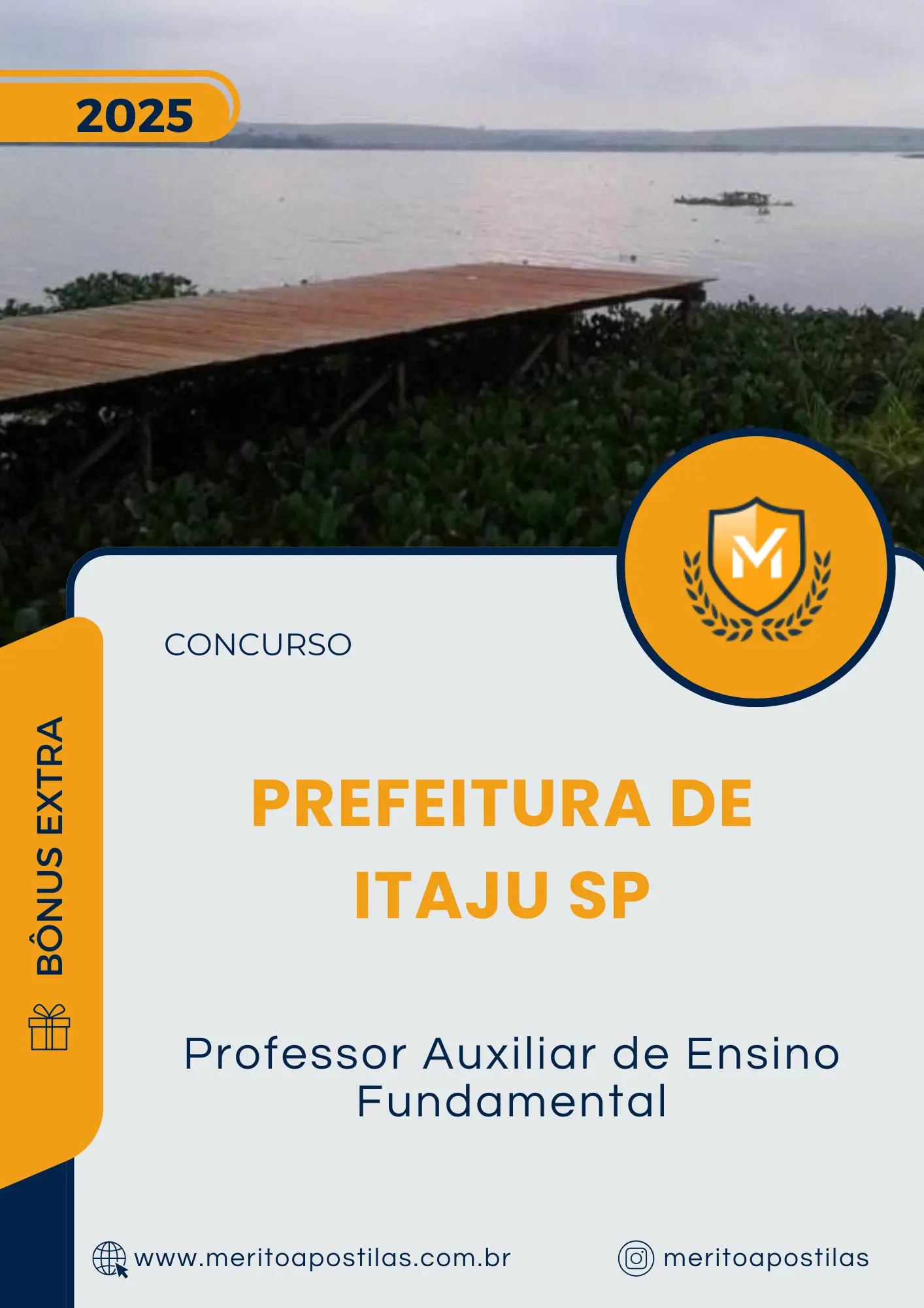 Apostila Professor Auxiliar de Ensino Fundamental Prefeitura de Itaju SP 2025