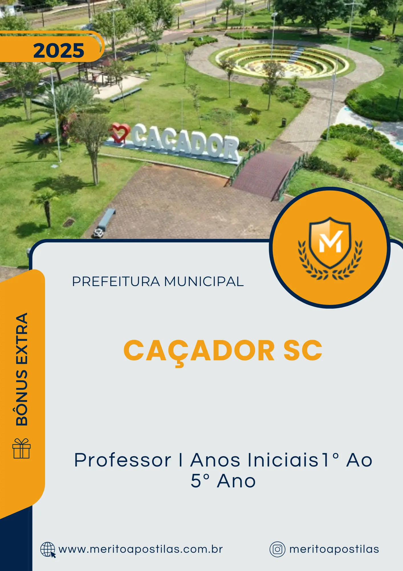 Apostila Professor I Anos Iniciais 1 Ao 5 Ano Prefeitura de Caçador SC 2025