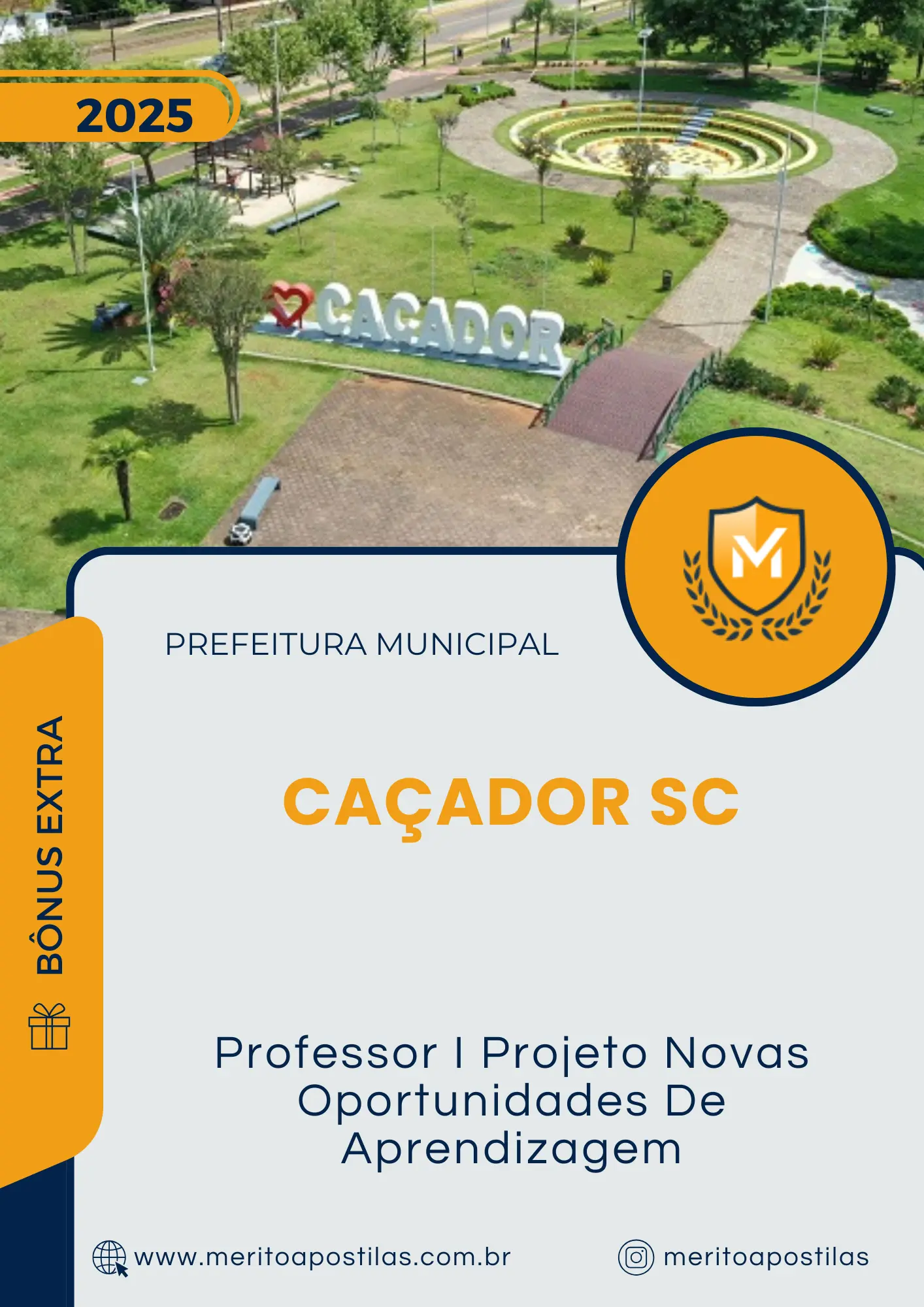 Apostila Professor II Projeto Novas Oportunidades De Aprendizagem Prefeitura de Caçador SC 2025