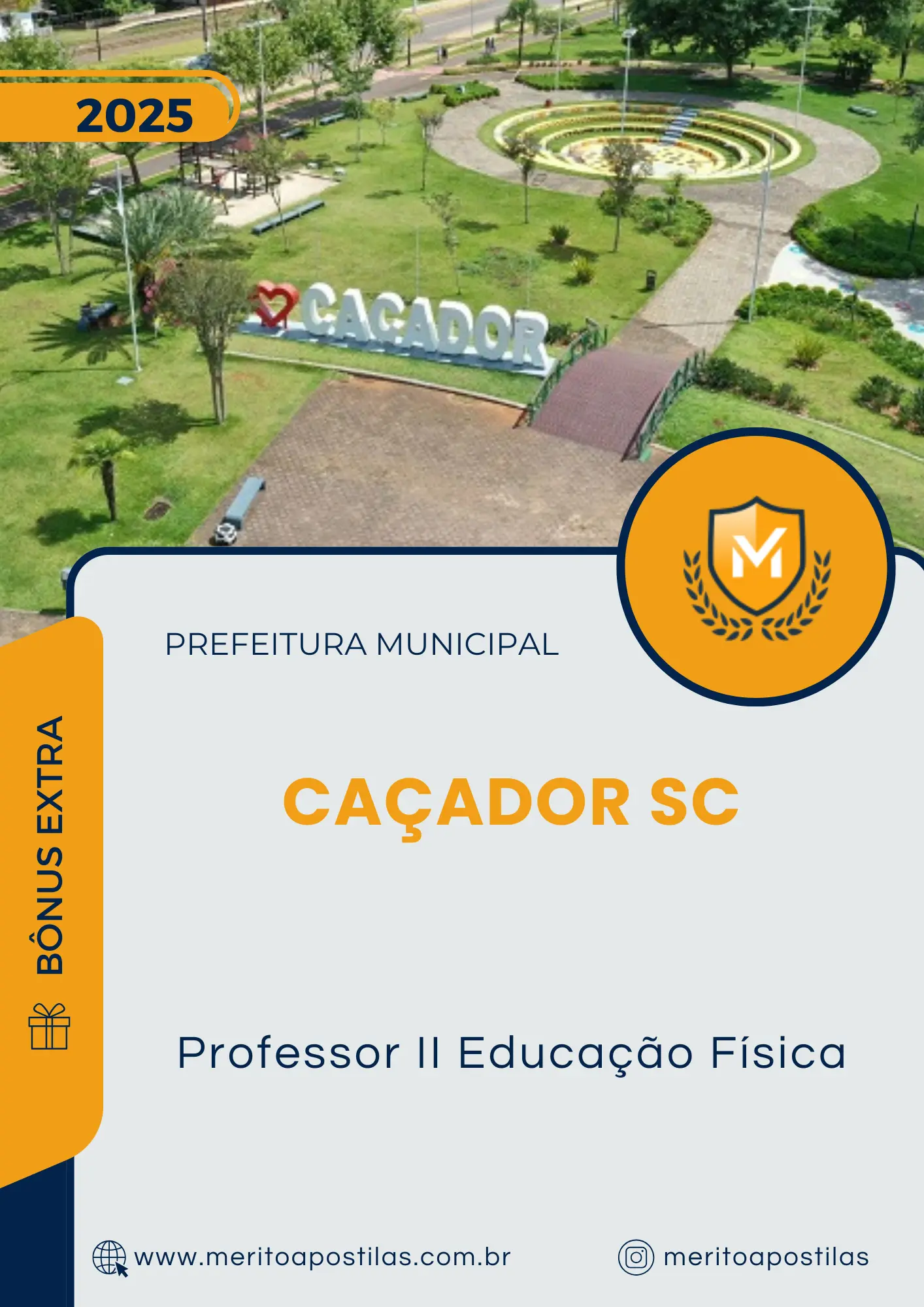 Apostila Professor II Educação Física Prefeitura de Caçador SC 2025