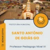 Apostila Professor Pedagogo Nível III Prefeitura de Santo Antônio de Goiás GO 2025