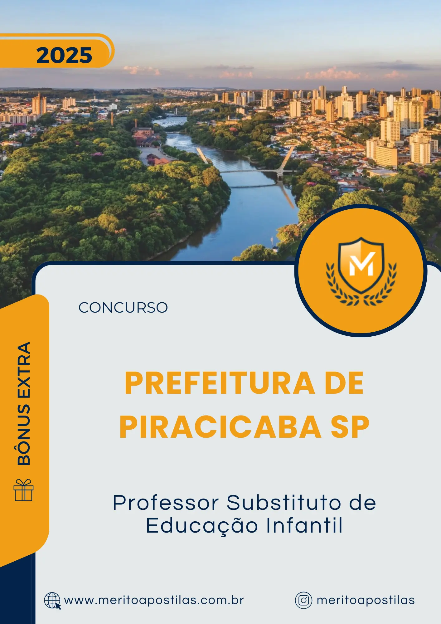 Apostila Professor Substituto de Educação Infantil Prefeitura de Piracicaba SP 2025