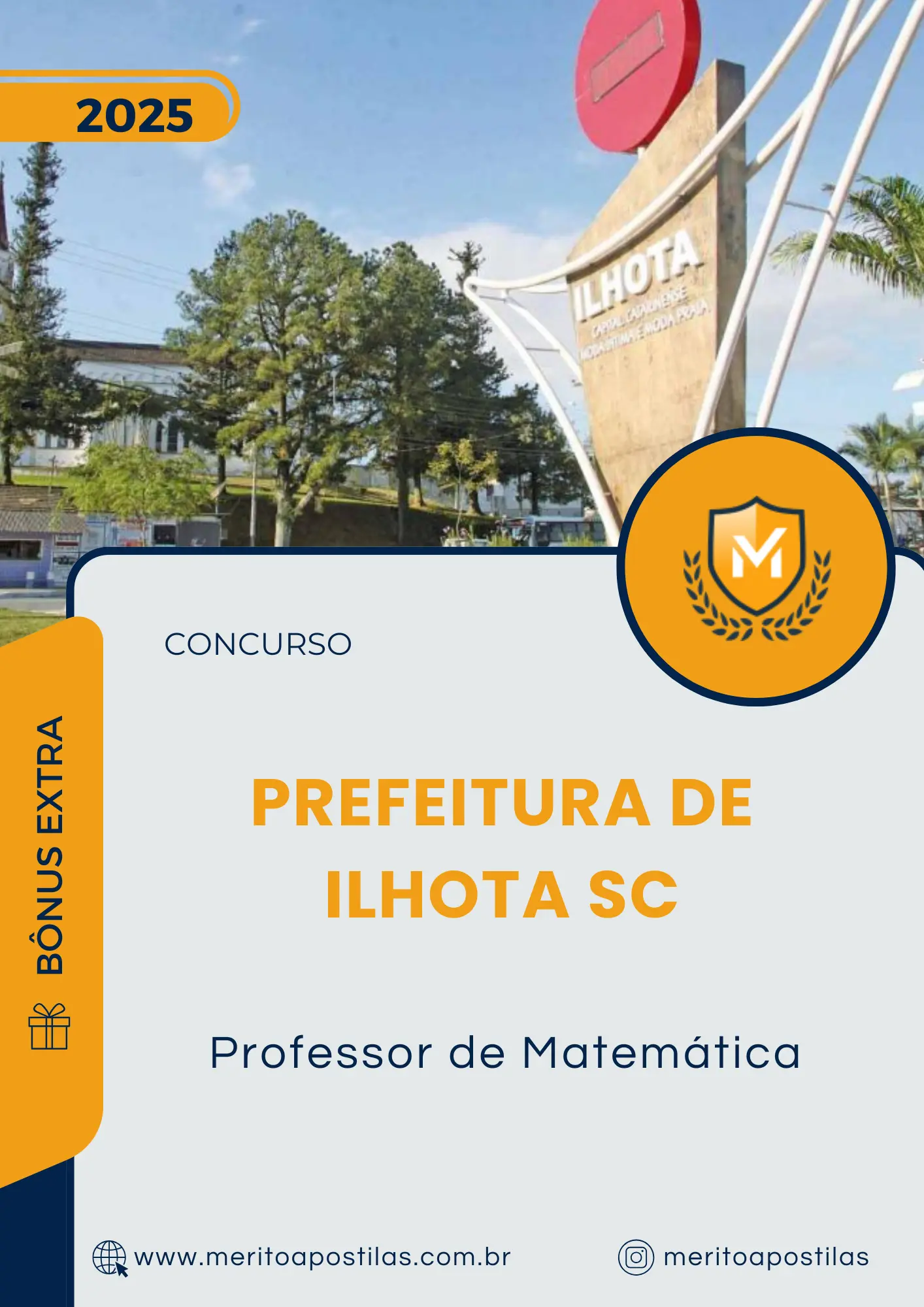 Apostila Professor de Matemática Prefeitura de Ilhota SC 2025