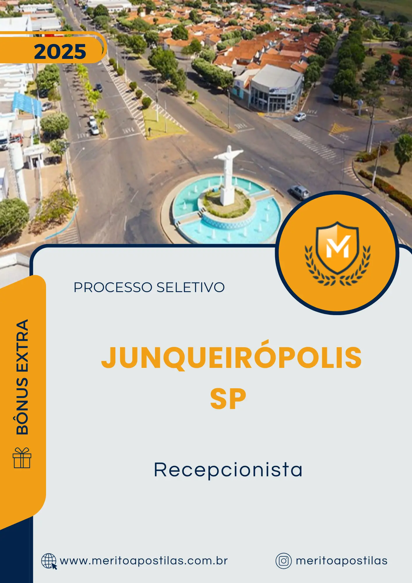Apostila Recepcionista Santa Casa de Junqueirópolis SP 2025