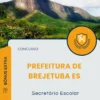 Apostila Secretário Escolar Prefeitura de Brejetuba ES 2025