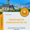 Apostila Secretário de Unidade Escola Prefeitura de Jaraguá do Sul SC 2025