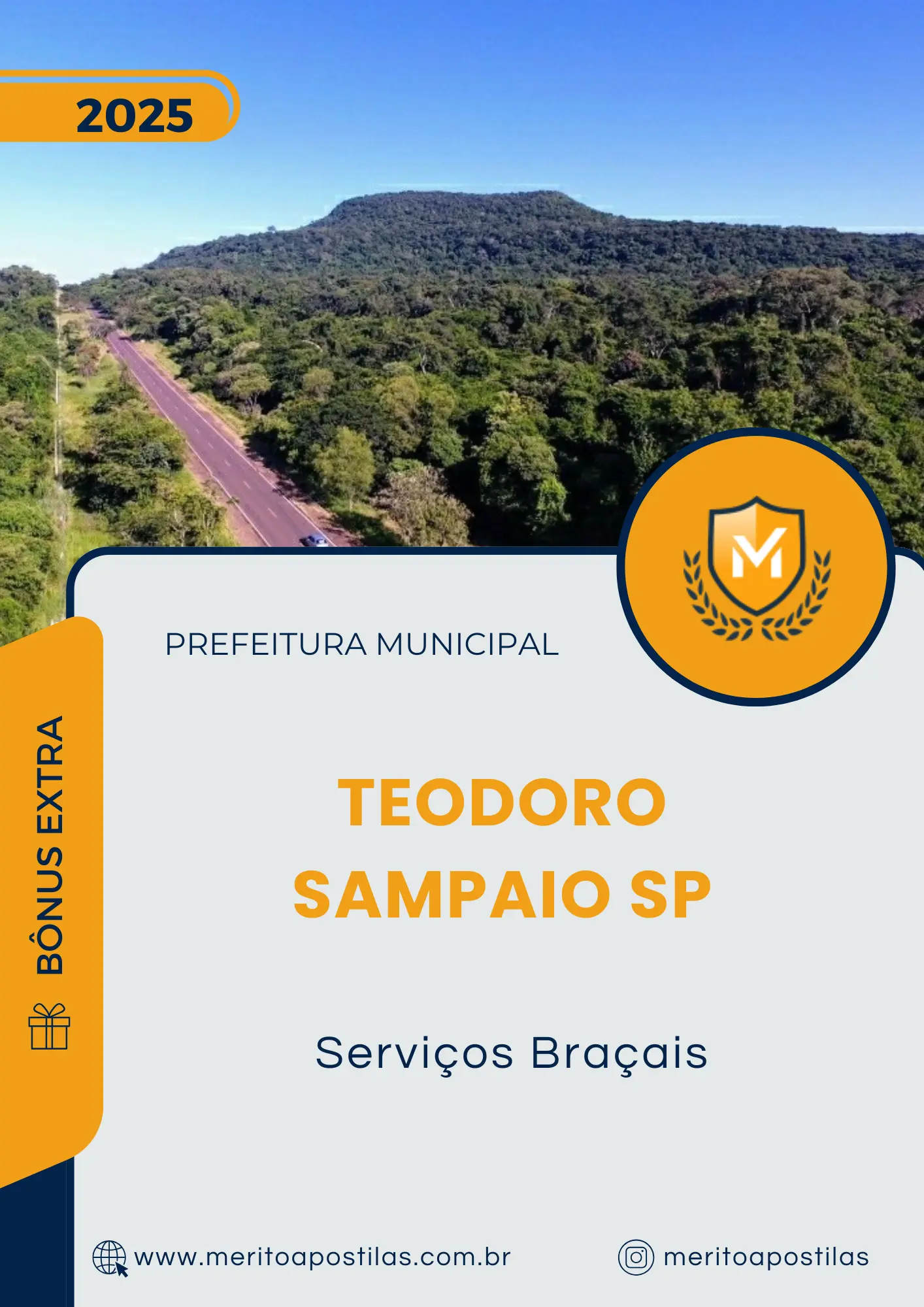 Apostila Serviços Braçais Prefeitura de Teodoro Sampaio SP 2025