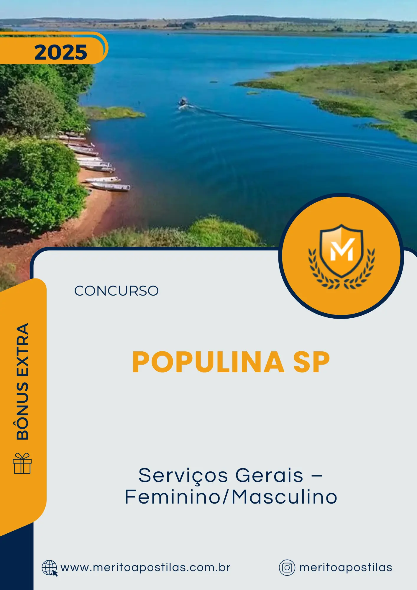Apostila Serviços Gerais Feminino/Masculino Concurso Populina SP 2025