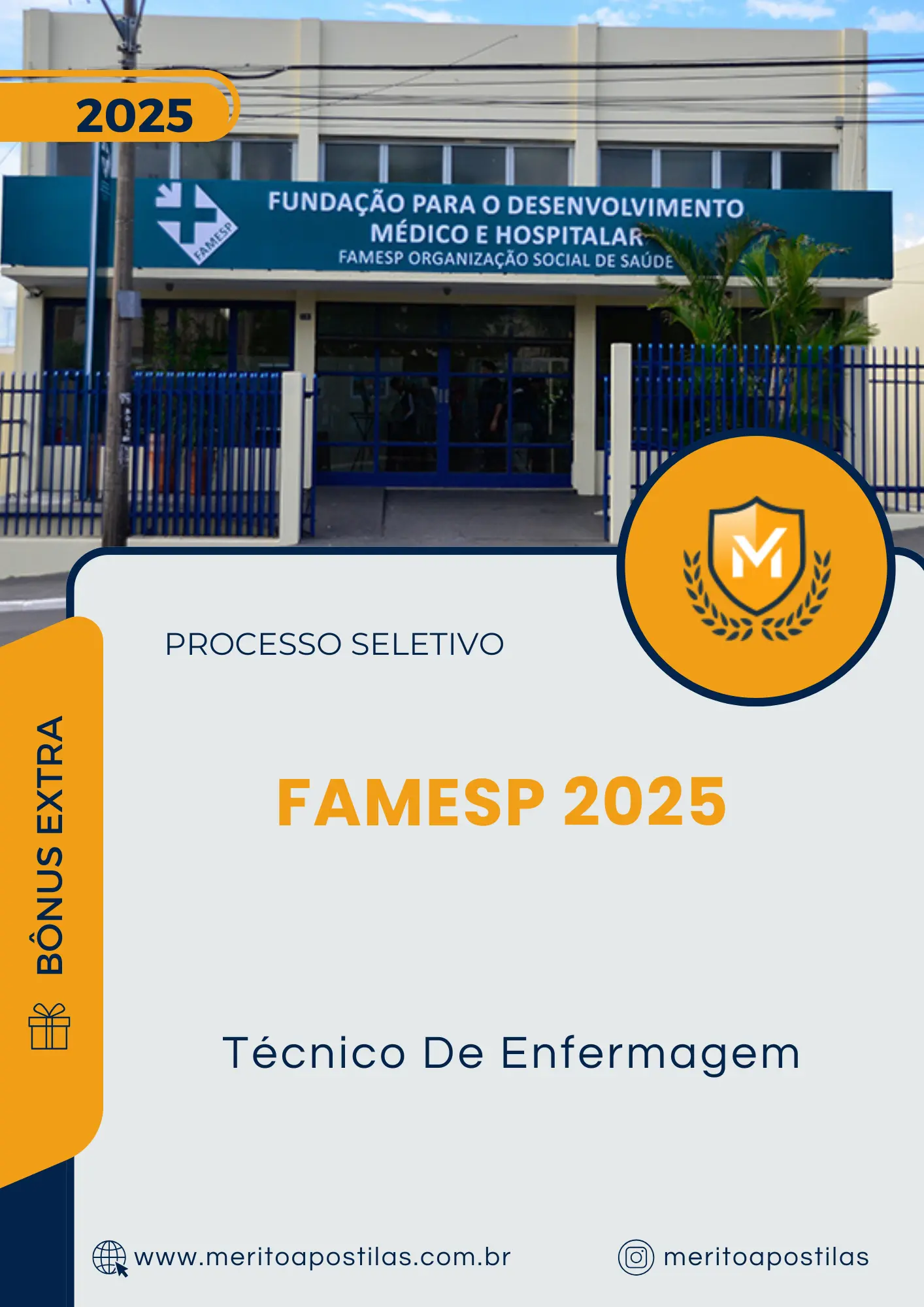 Apostila Técnico De Enfermagem Processo Seletivo FAMESP 2025