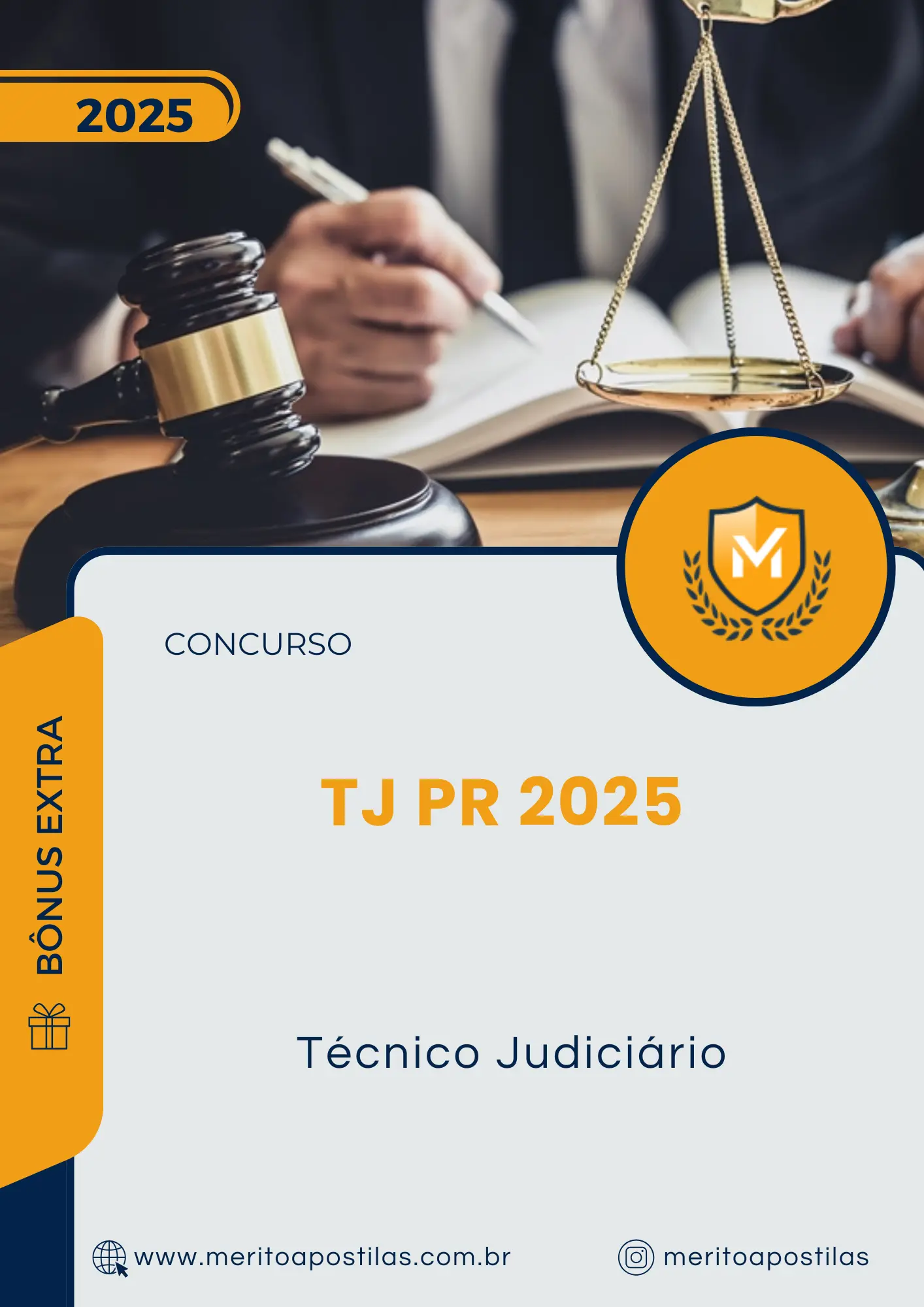 Apostila Técnico Judiciário Concurso TJ PR 2025