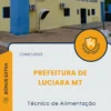 Apostila Técnico de Alimentação Prefeitura de Luciara MT 2025