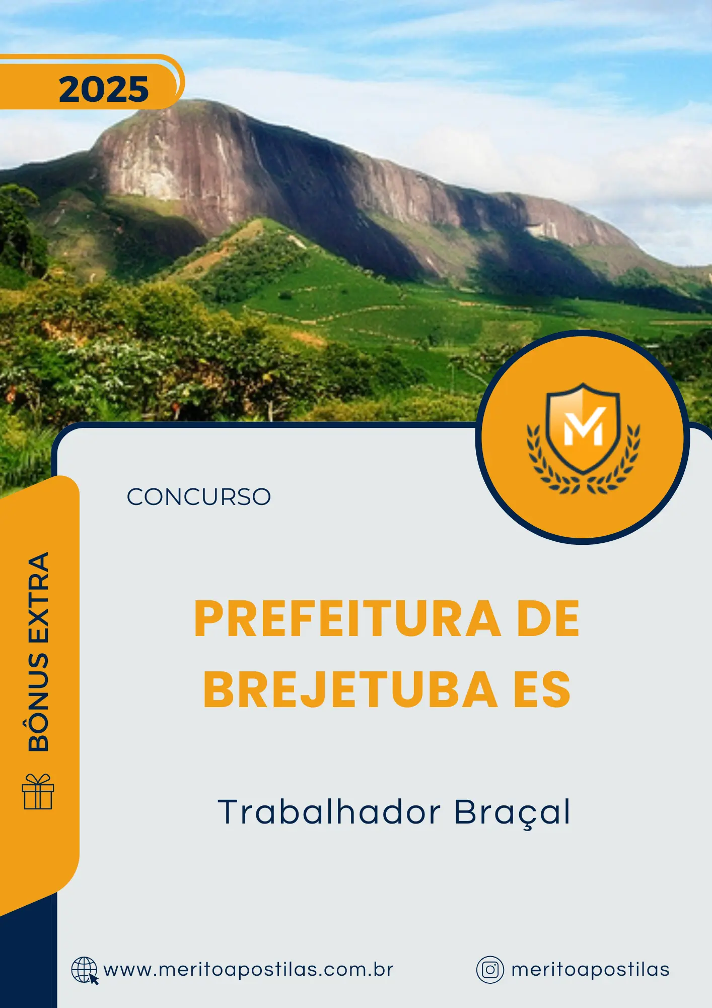 Apostila Trabalhador Braçal Prefeitura de Brejetuba ES 2025