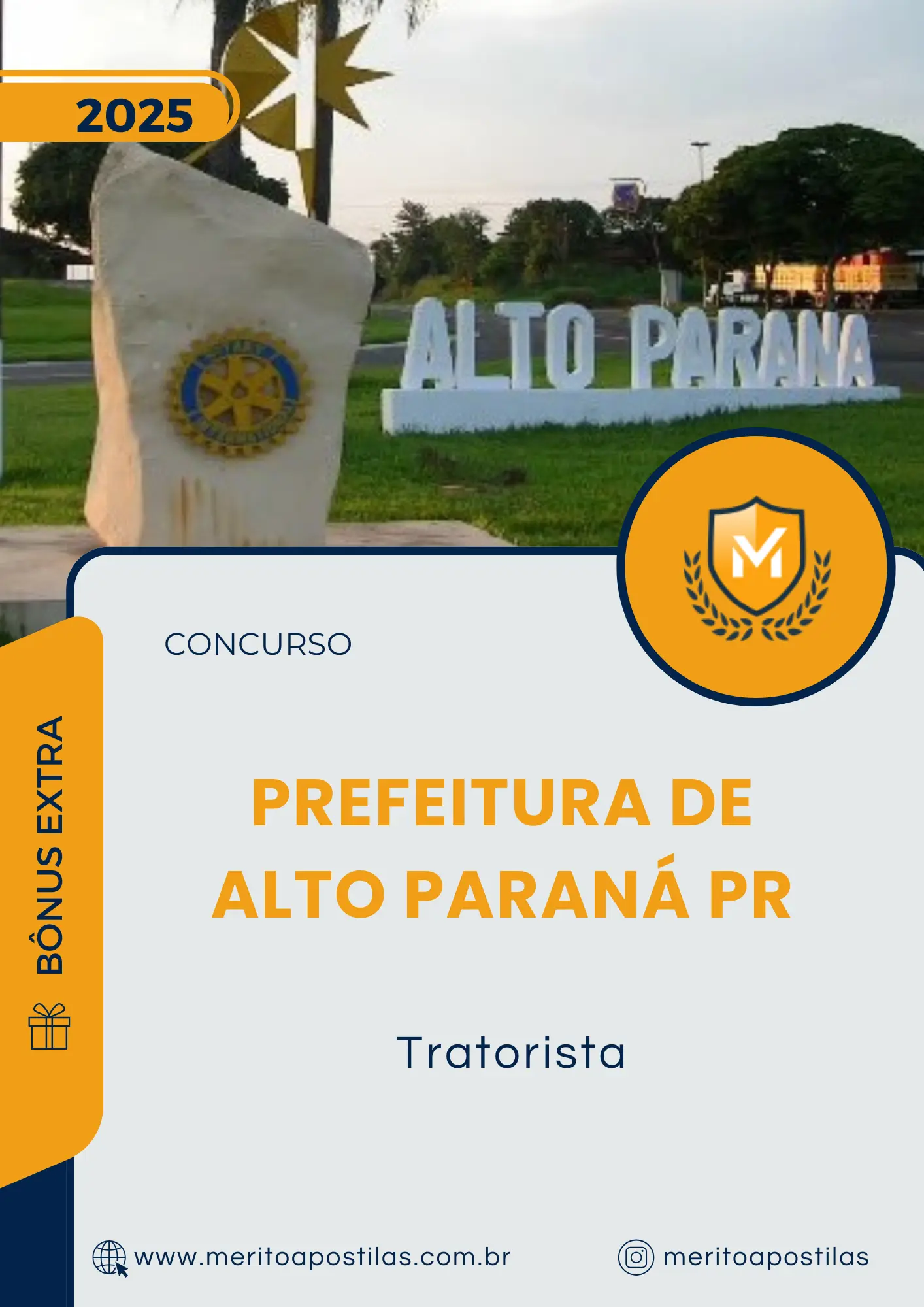 Apostila Tratorista Concurso Prefeitura de Alto Paraná PR 2025