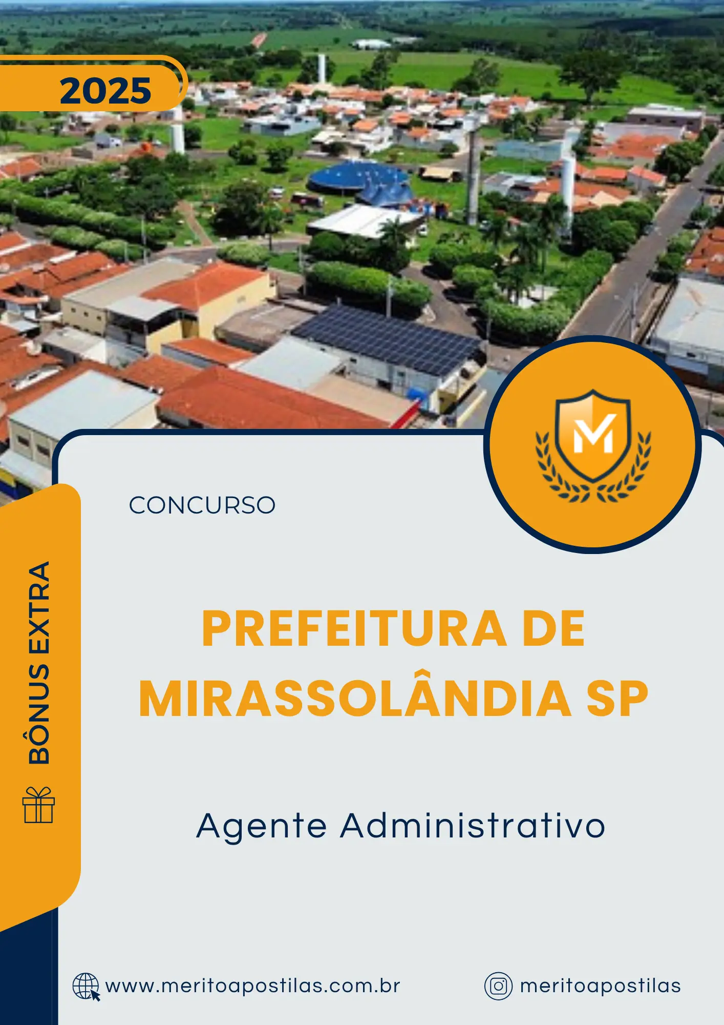 Apostila Agente Administrativo Prefeitura de Mirassolândia SP 2025