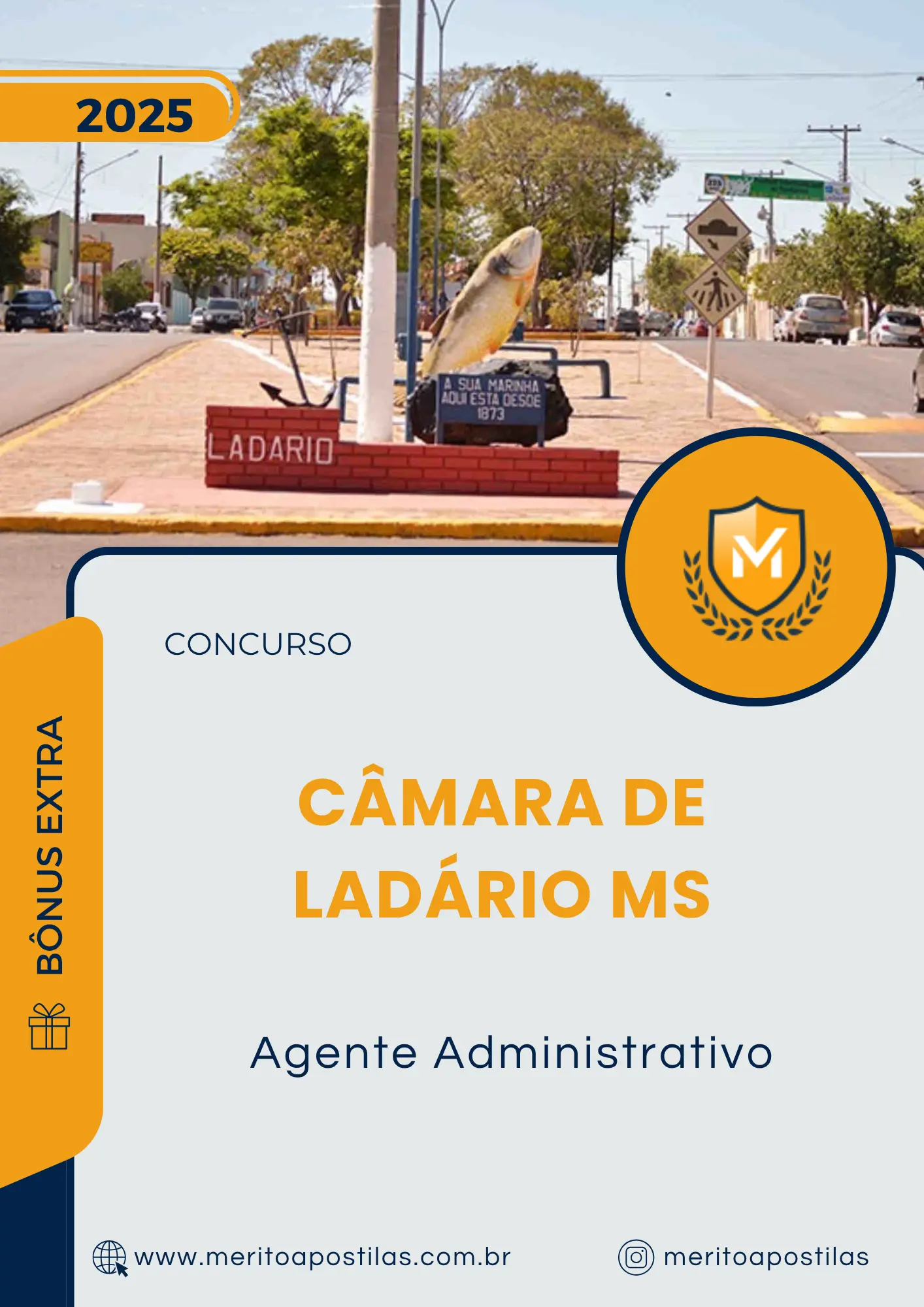 Apostila Agente Administrativo Câmara de Ladário MS 2025