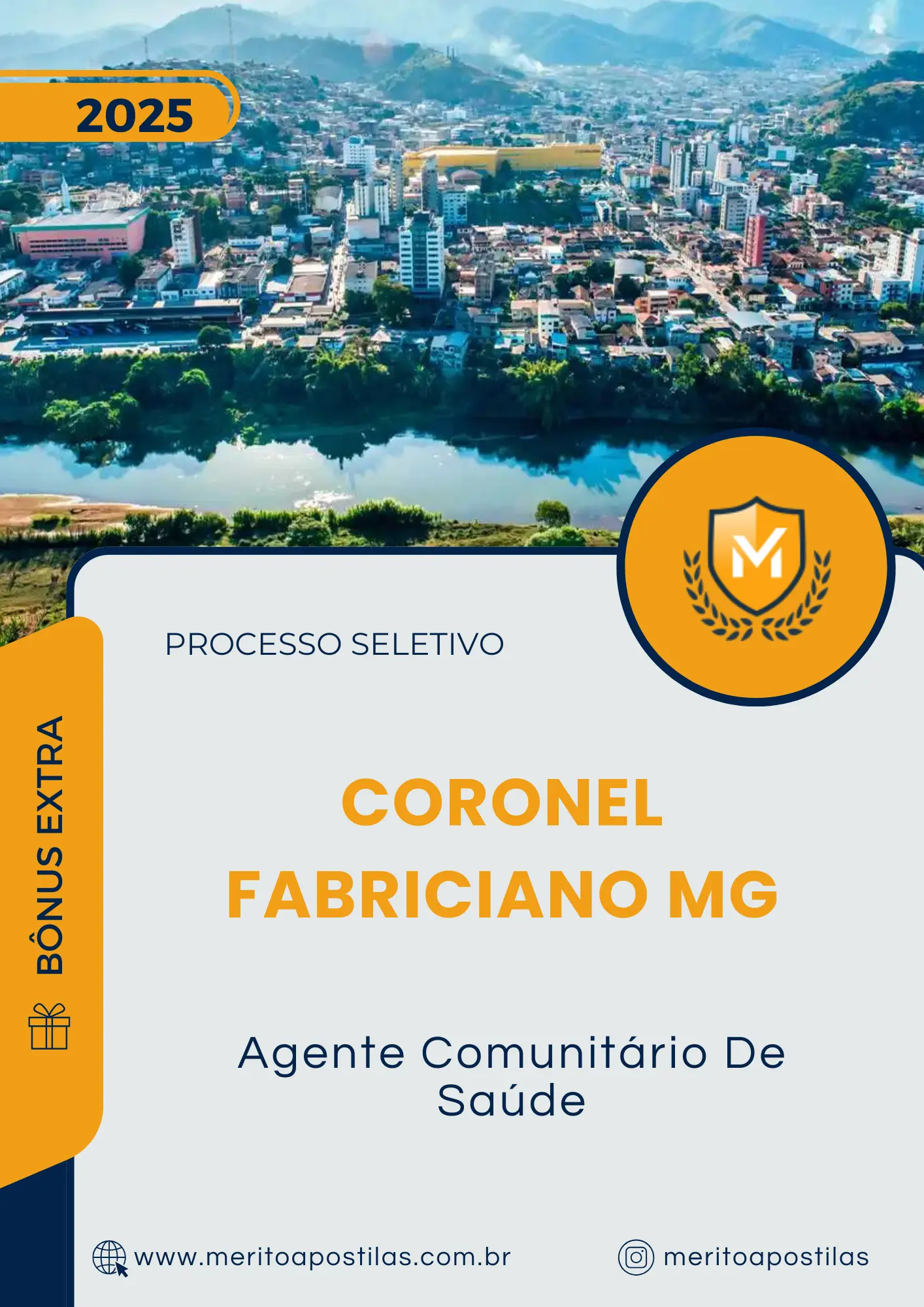 Apostila Agente Comunitário De Saúde Processo Seletivo Coronel Fabriciano MG 2025