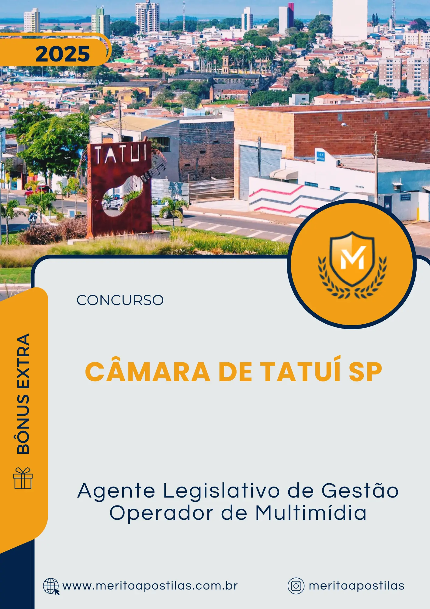 Apostila Agente Legislativo de Gestão Operador de Multimídia Concurso Câmara de Tatuí SP 2025