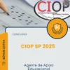 Apostila Agente de Apoio Educacional Concurso CIOP SP 2025
