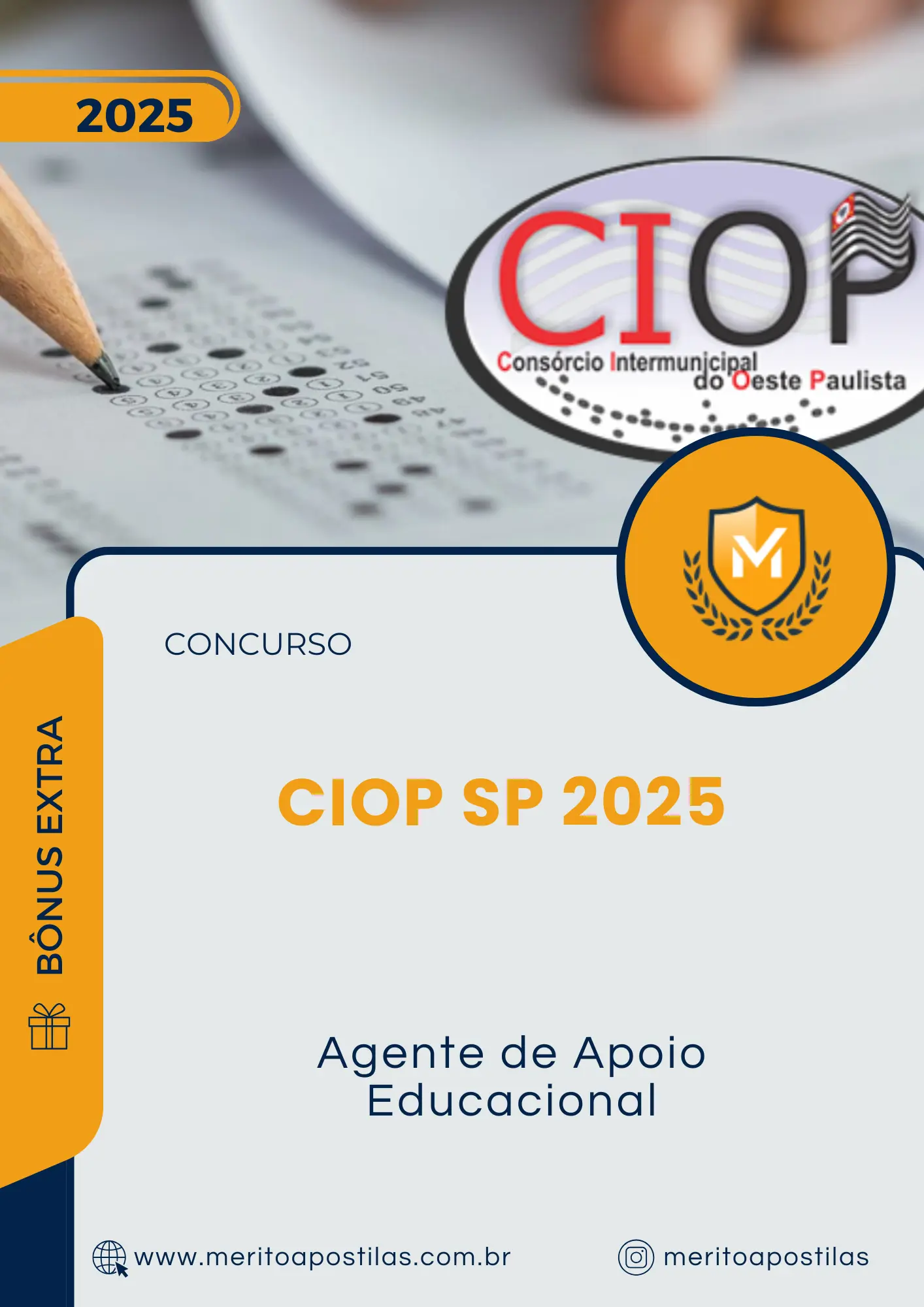 Apostila Agente de Apoio Educacional Concurso CIOP SP 2025