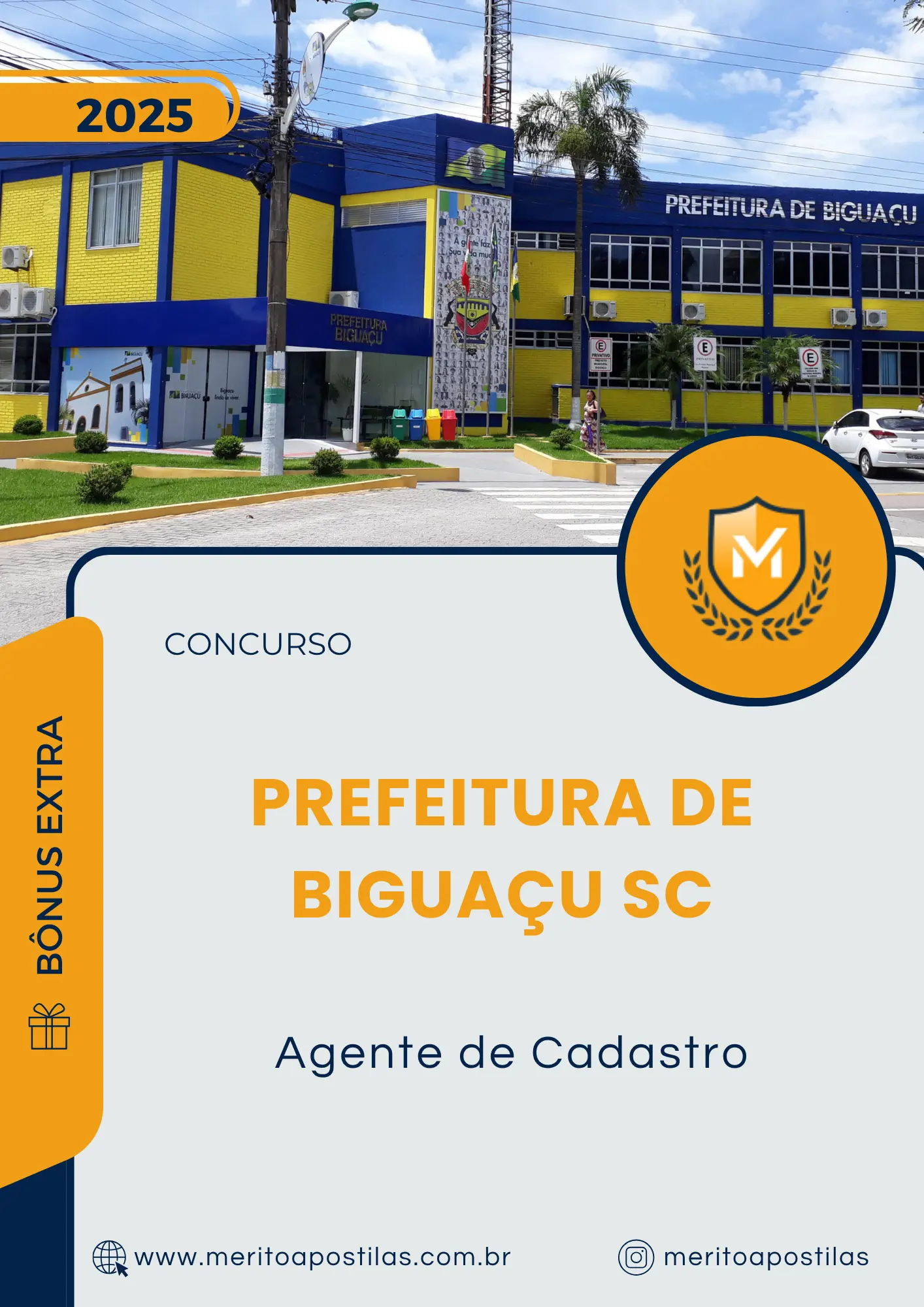 Apostila Agente de Cadastro Prefeitura de Biguaçu SC 2025