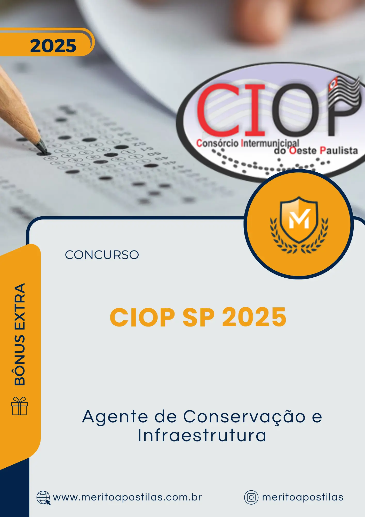 Apostila Agente de Conservação e Infraestrutura Concurso CIOP SP 2025