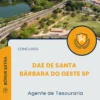 Apostila Agente de Tesouraria Concurso DAE de Santa Bárbara do Oeste SP 2025