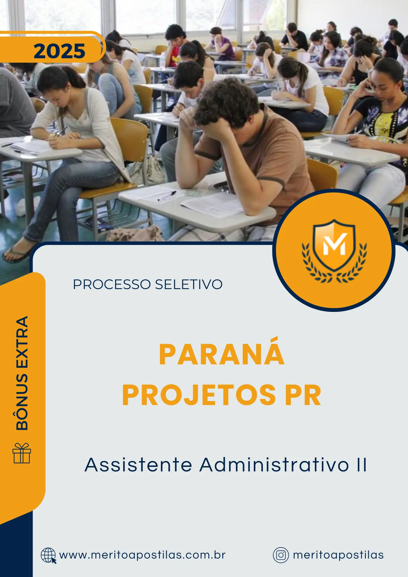 Apostila Assistente Administrativo II Processo Seletivo Paraná Projetos PR 2025