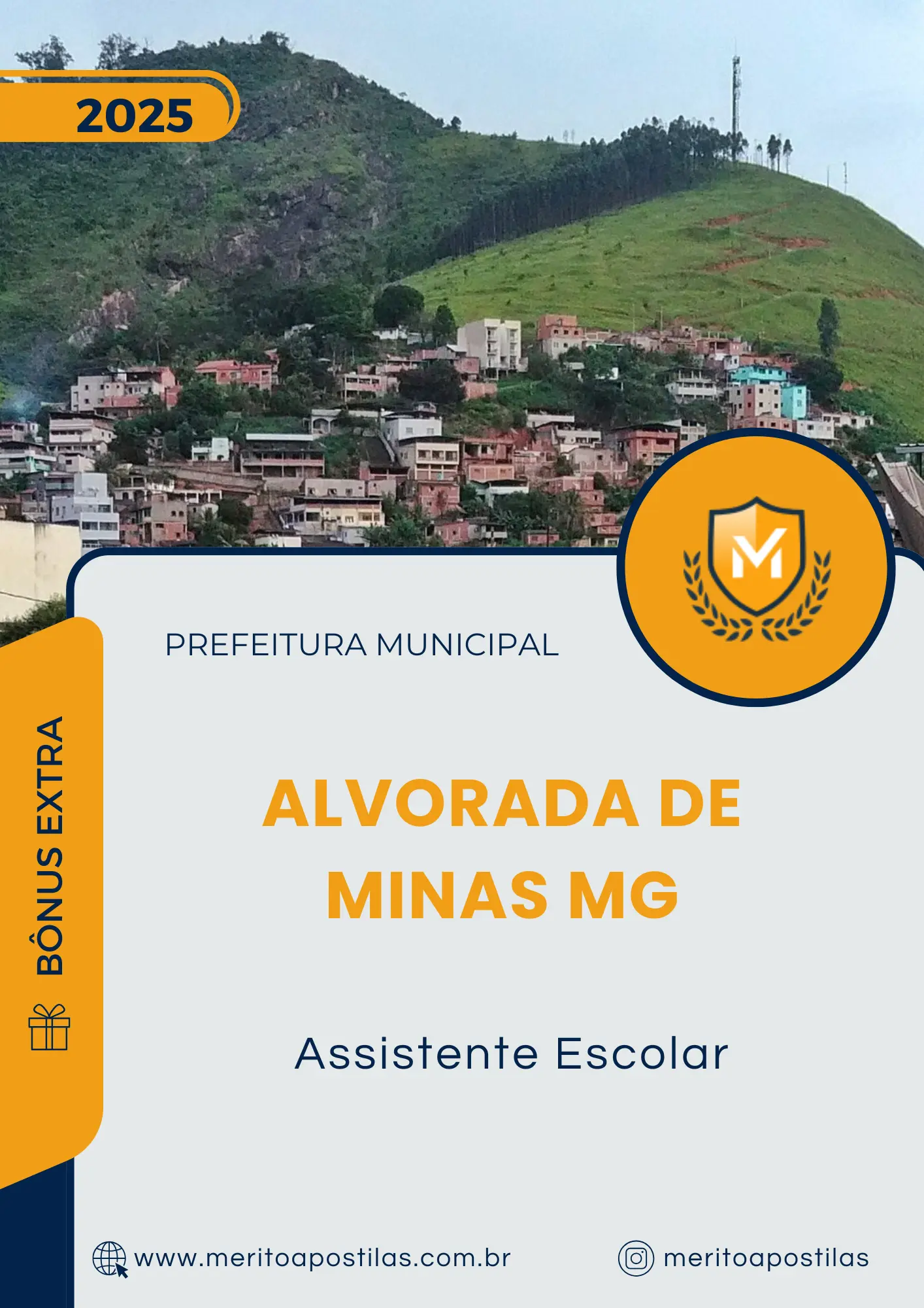 Apostila Assistente Escolar Prefeitura de Alvorada de Minas MG 2025