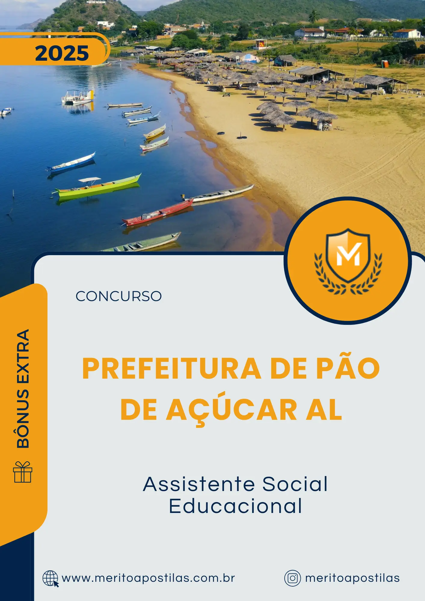 Apostila Assistente Social Educacional Concurso Prefeitura de Pão de Açúcar AL 2025